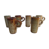 Tasses à café en grès