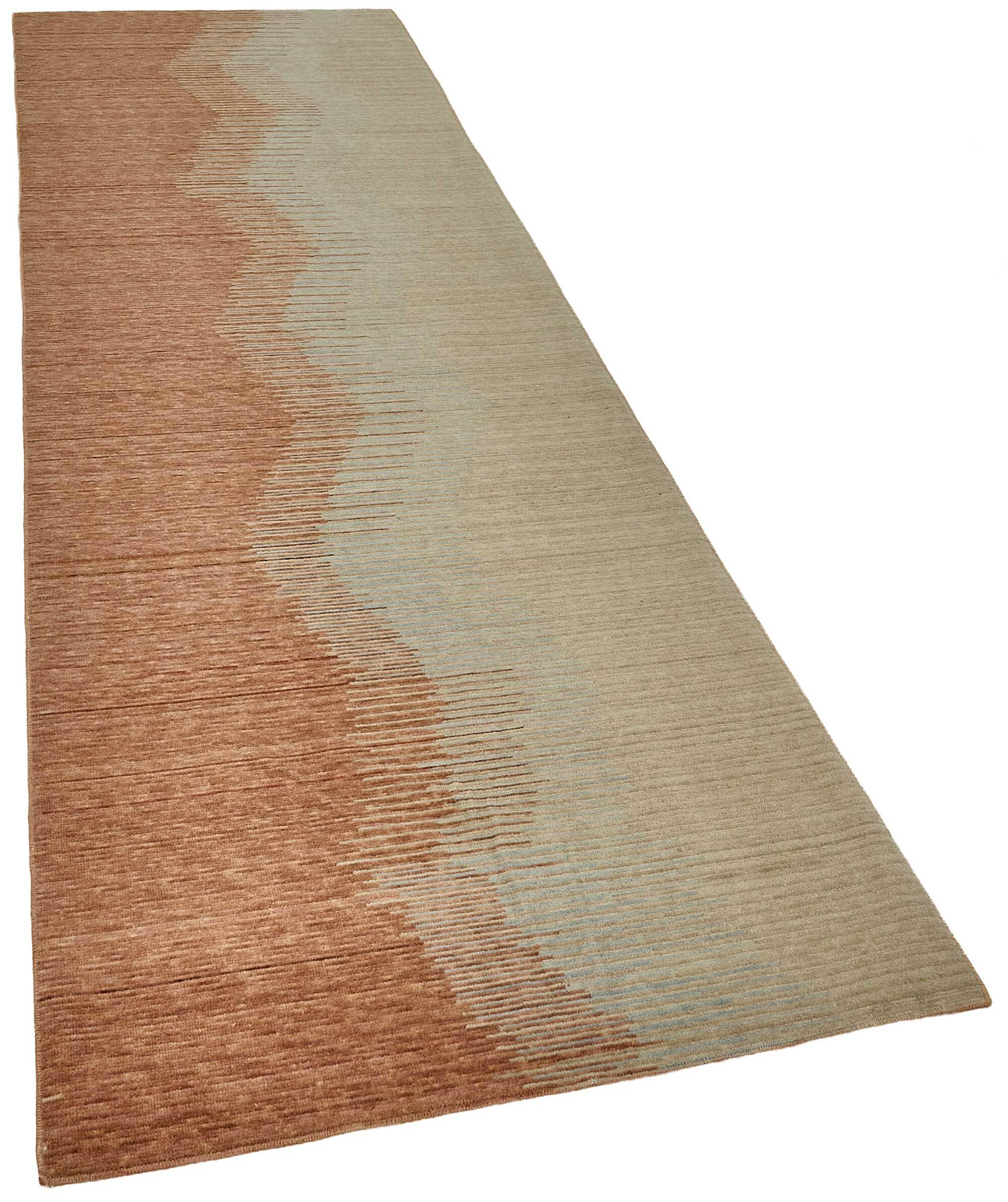 Turkish Handcrafted Loom Oushak Rug 98 cm x 325 cm