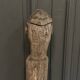 3 wooden folk art totems representing the three wise men, mid-20th century