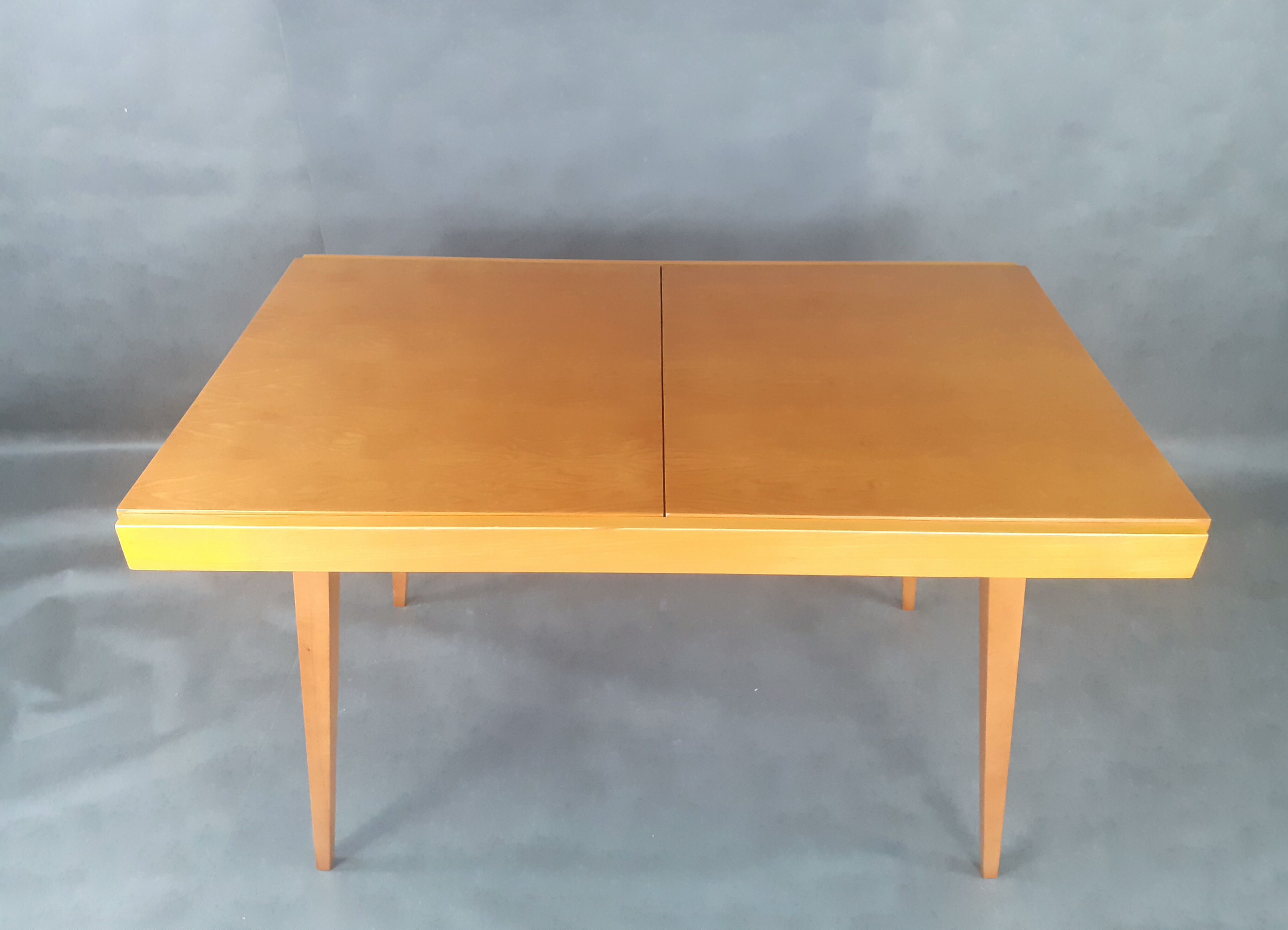 Extension Table in Ash František Jiràk by Tatra vintage Czech 1960s