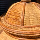 Panier or village do in rattan and wicker