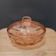Pink sugar bowl