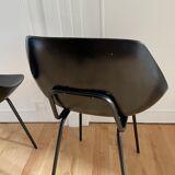 Pair of shell chairs, Pierre Guariche, recent edition "Maison du monde"