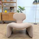 Djinn armchair by Olivier Mourgue reupholstered