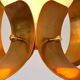 XXL pair of design mid-century large brass pendants / chandeliers - 1980s