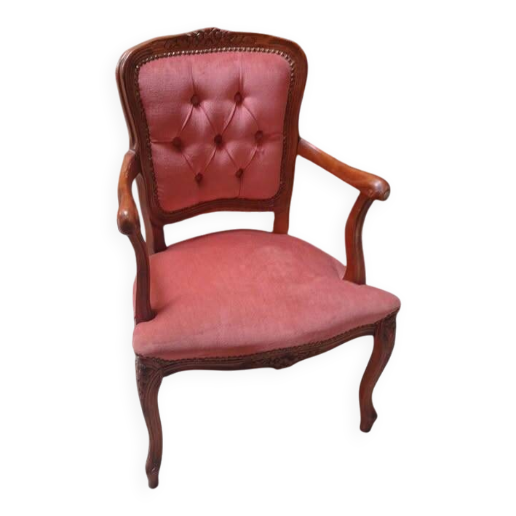 Louis XV style bergère armchair