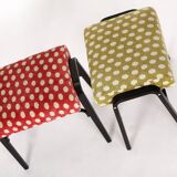 Mid-century czech stools, 1960