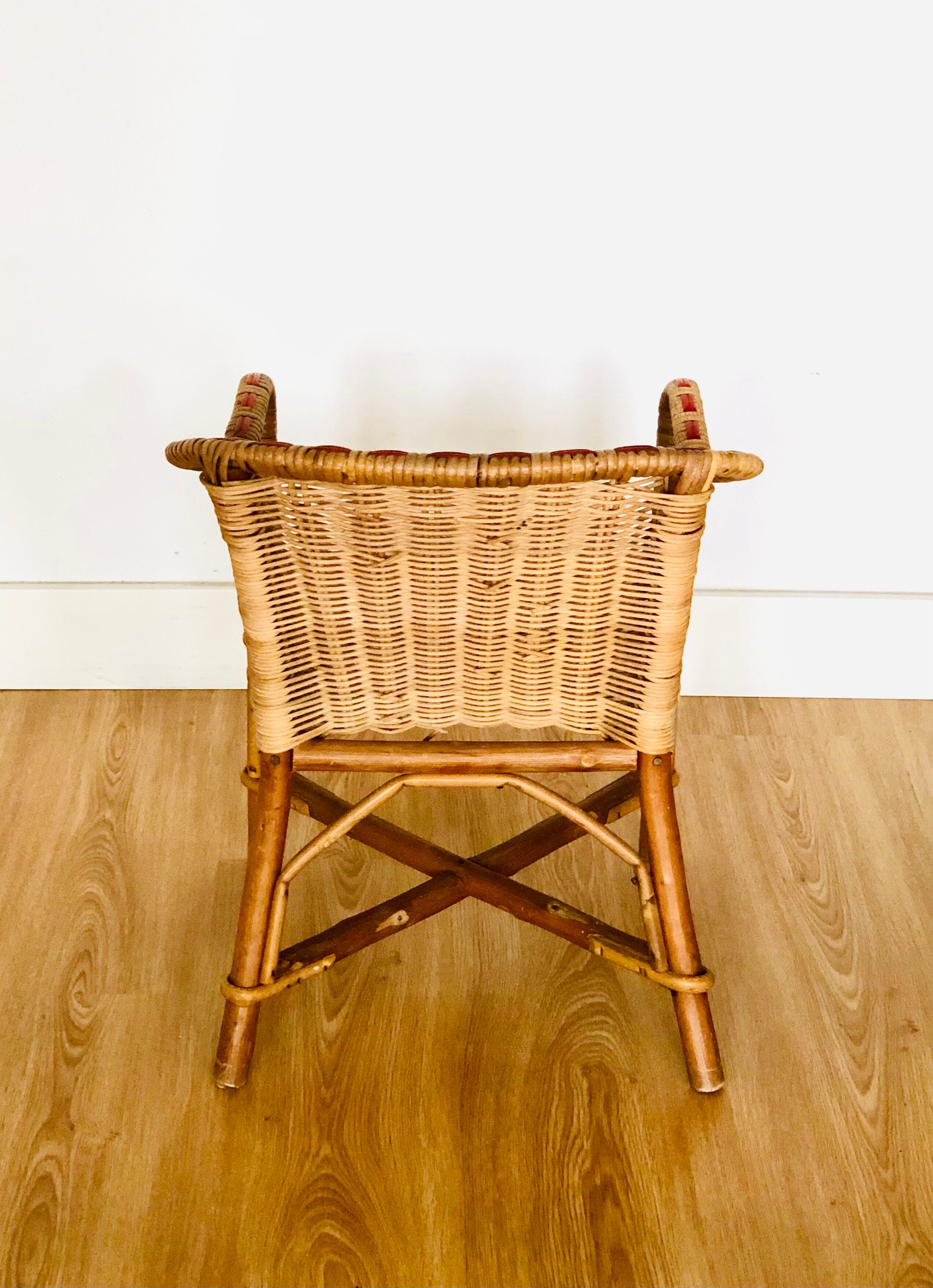 Rattan and wicker children's chair
