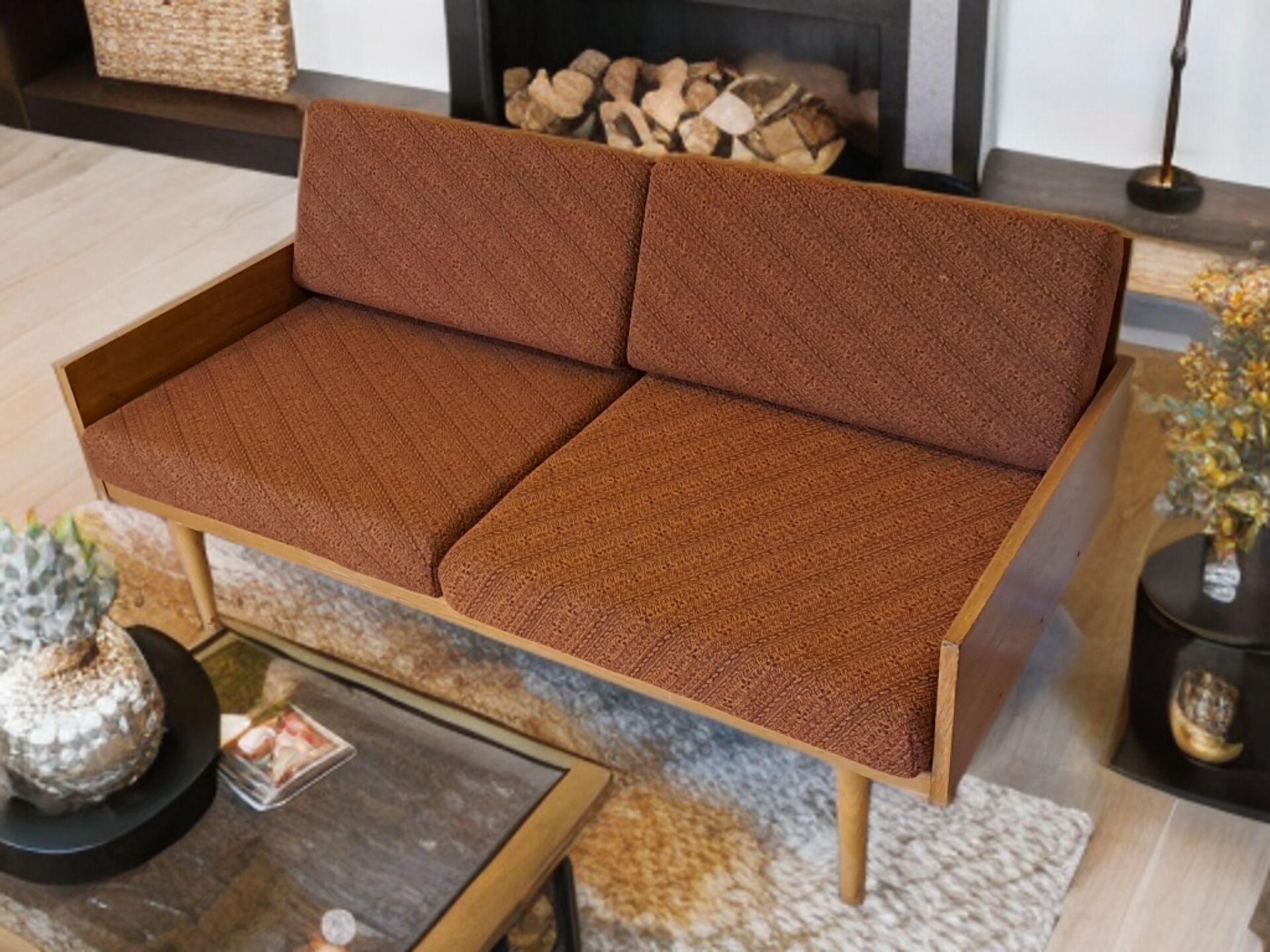 Canapé daybed Vintage tchèque 1960s