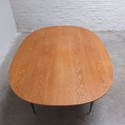 ‘Super-Elliptical’ table in oak by Piet Hein & Bruno Mathsson for Fritz Hansen, 1968