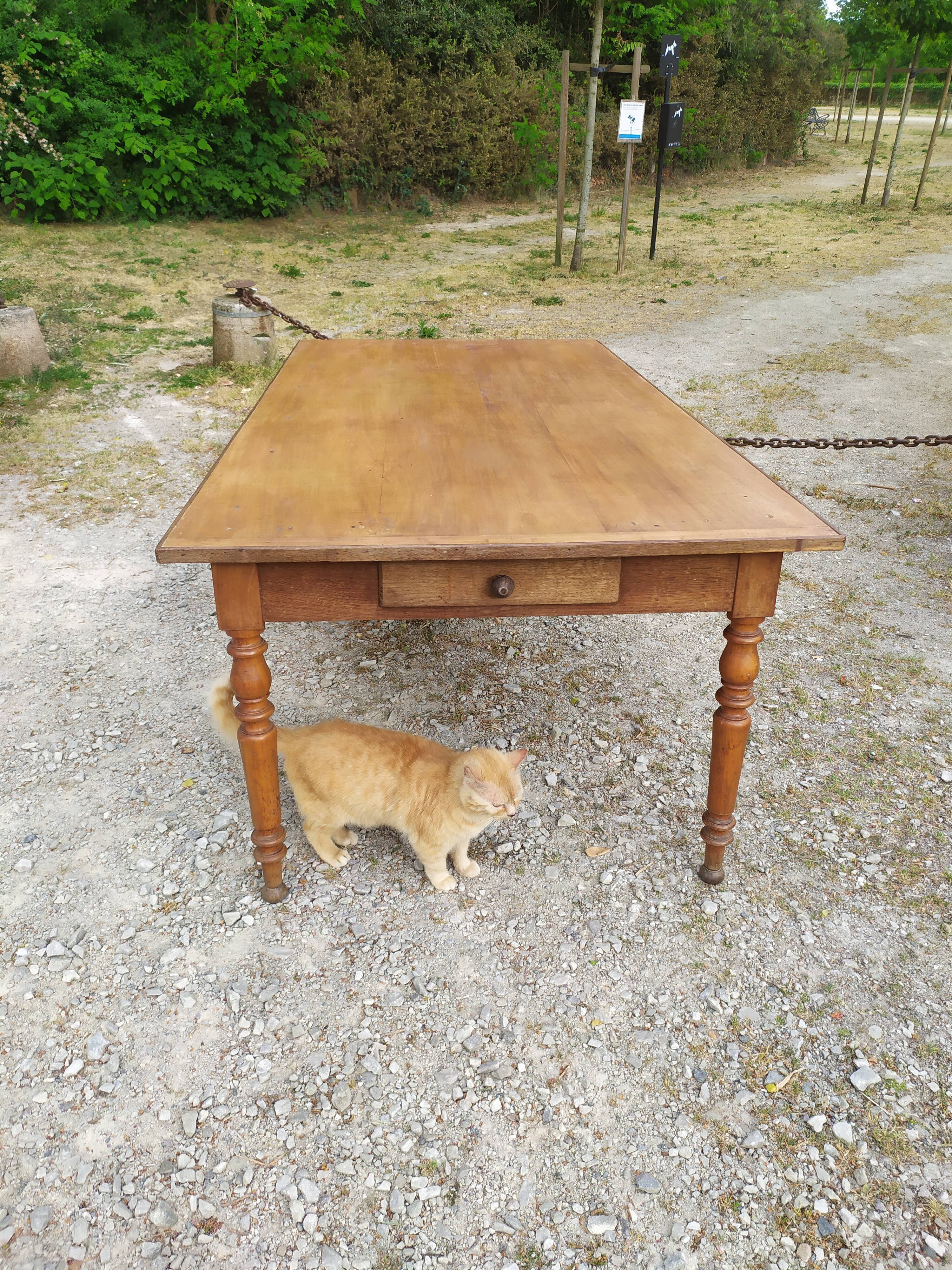 Table de ferme 200 cm extensible