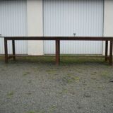Brutalist farmhouse table