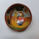 Handmade empty pocket bowl, hand-painted decor, vintage bowl, slow deco