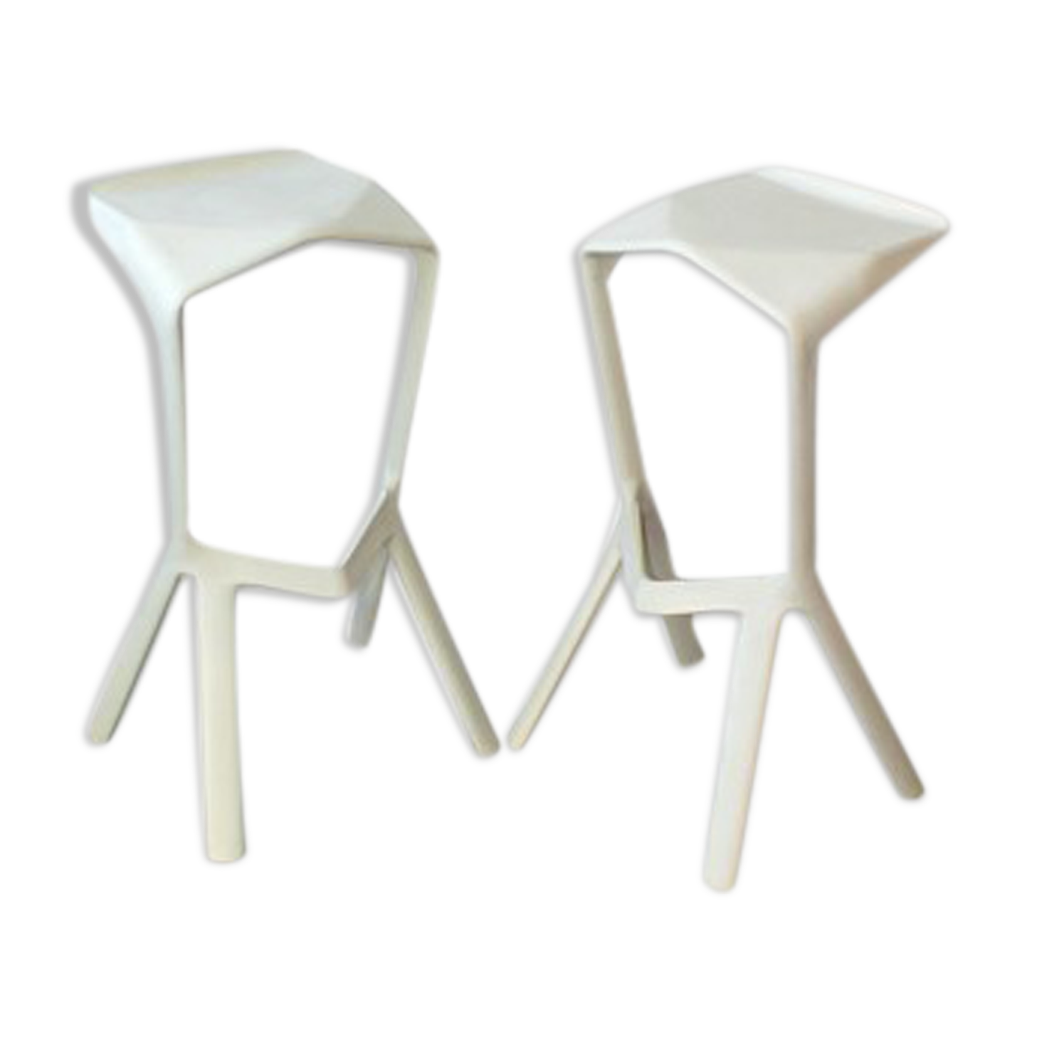 Pair of Miura stools by Konstantin Grcic for Plank, Italy