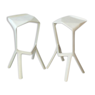 Pair of Miura stools by Konstantin Grcic for Plank, Italy