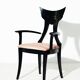 Fauteuil à oreilles italien de Pietro Constantini des années 1980