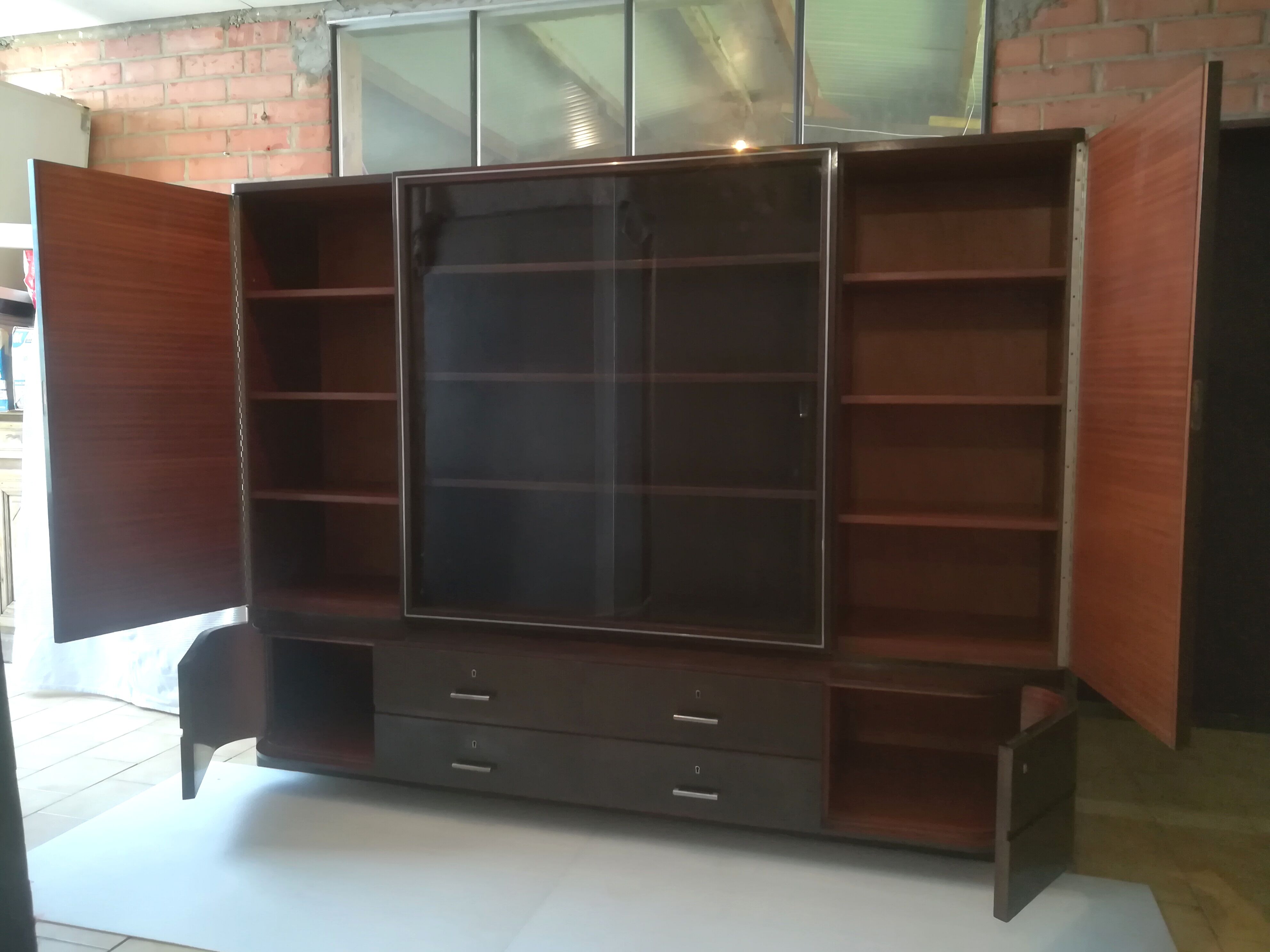 Rosewood art deco library