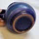 Vintage blue ceramic jug pitcher Porta Celi Spain