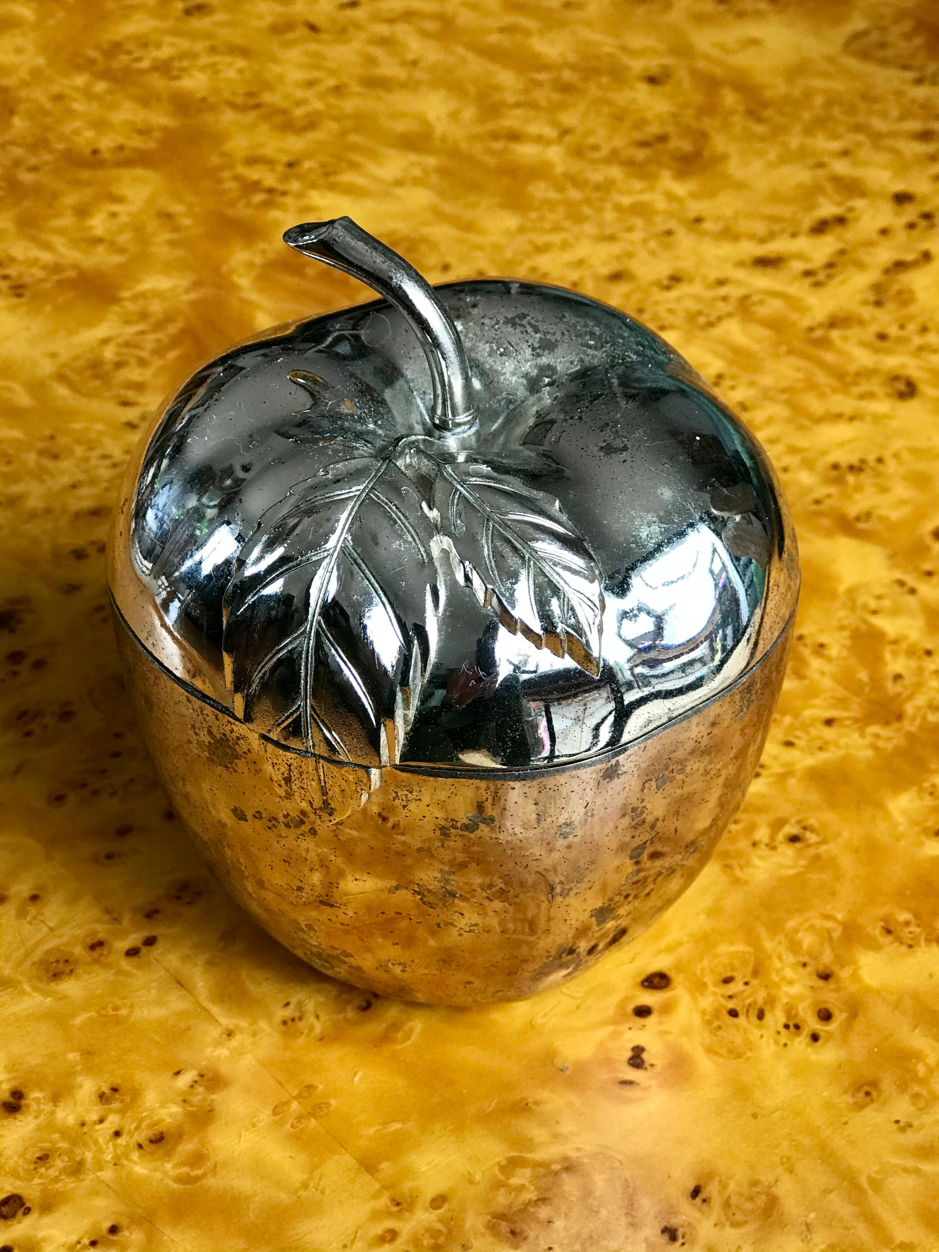 Vintage ice cube apple