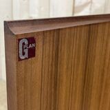 English library of the G-Plan brand of the 70s in teak