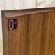 English library of the G-Plan brand of the 70s in teak
