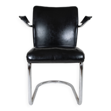 Chaise de dame 1018 de Toon de Wit pour Gebr. de Wit, édition très ancienne, années 1950