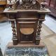 Pair of small side tables or bedside tables from the Napoléon III period, in walnut.