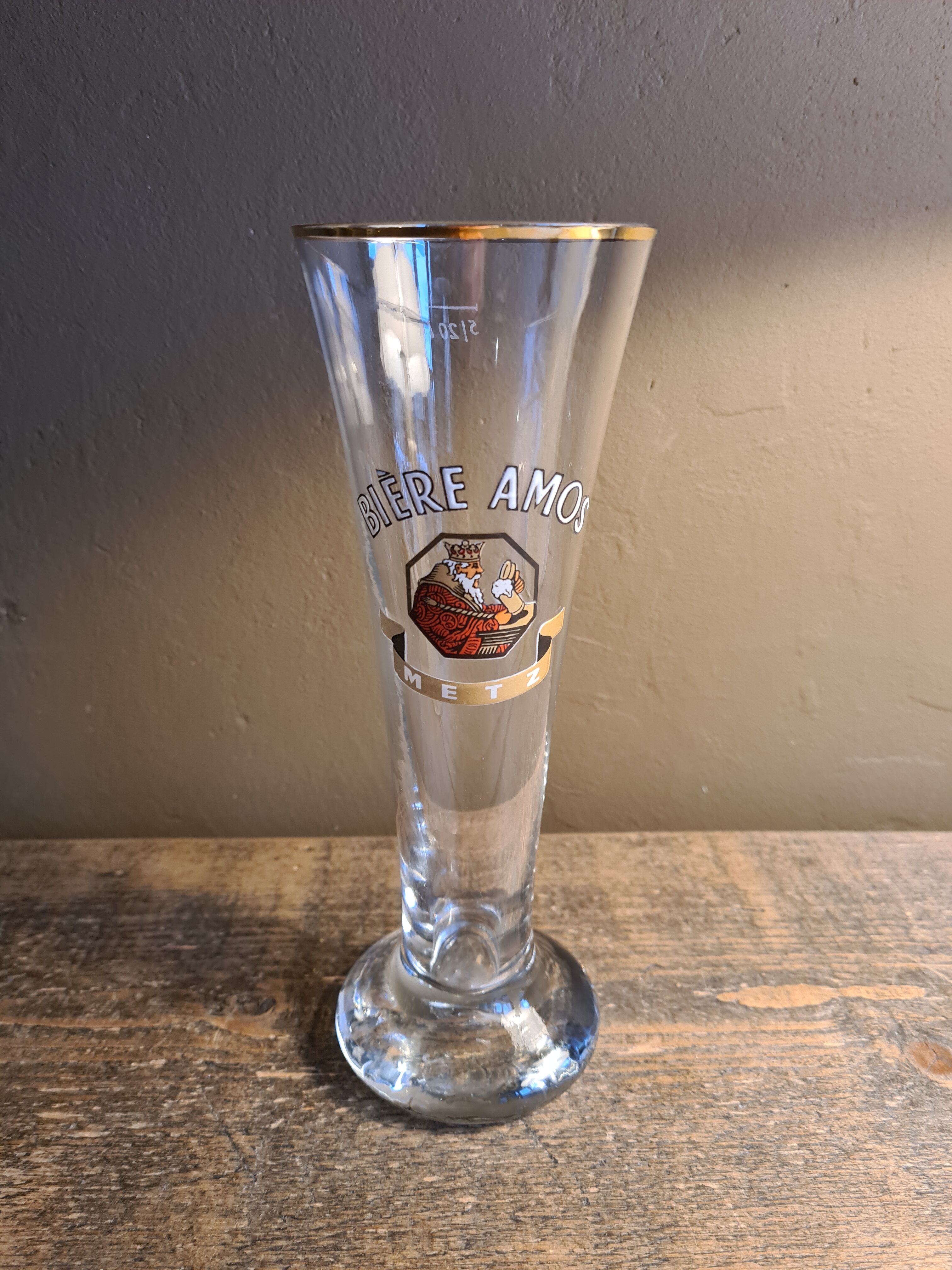 Amos screen-printed beer glasses - Metz
