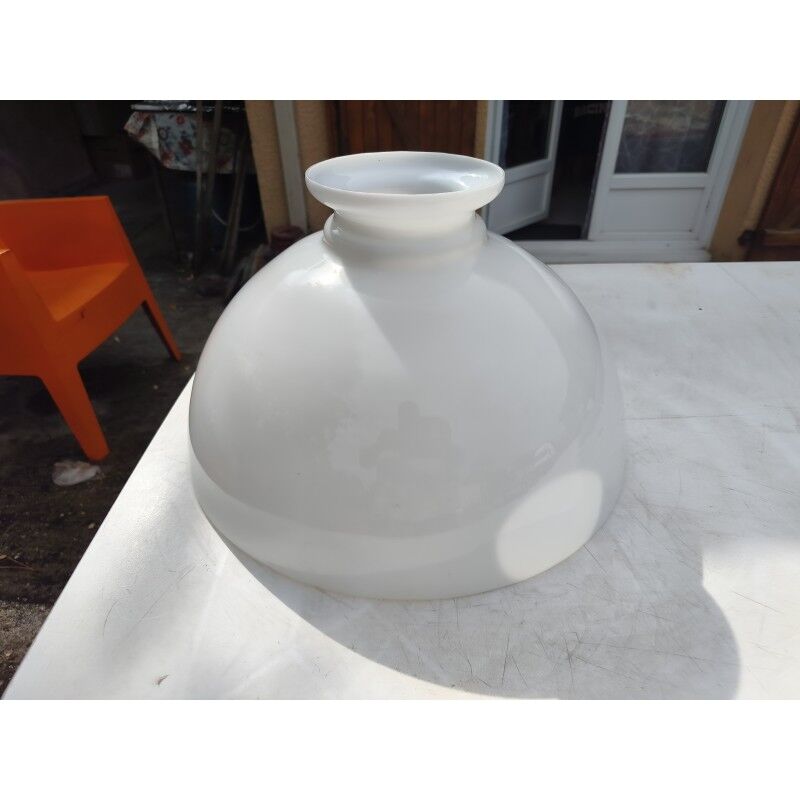 Opaline de suspension en opaline blanche