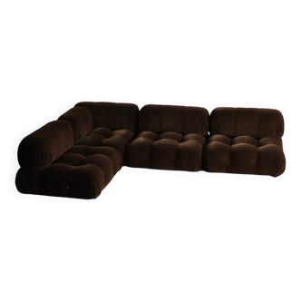Camaleonda Sofa In Brown Corduroy By Mario Bellini For C&B Italia 1969