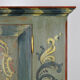Antique german hand painted cabinet, circa 1850