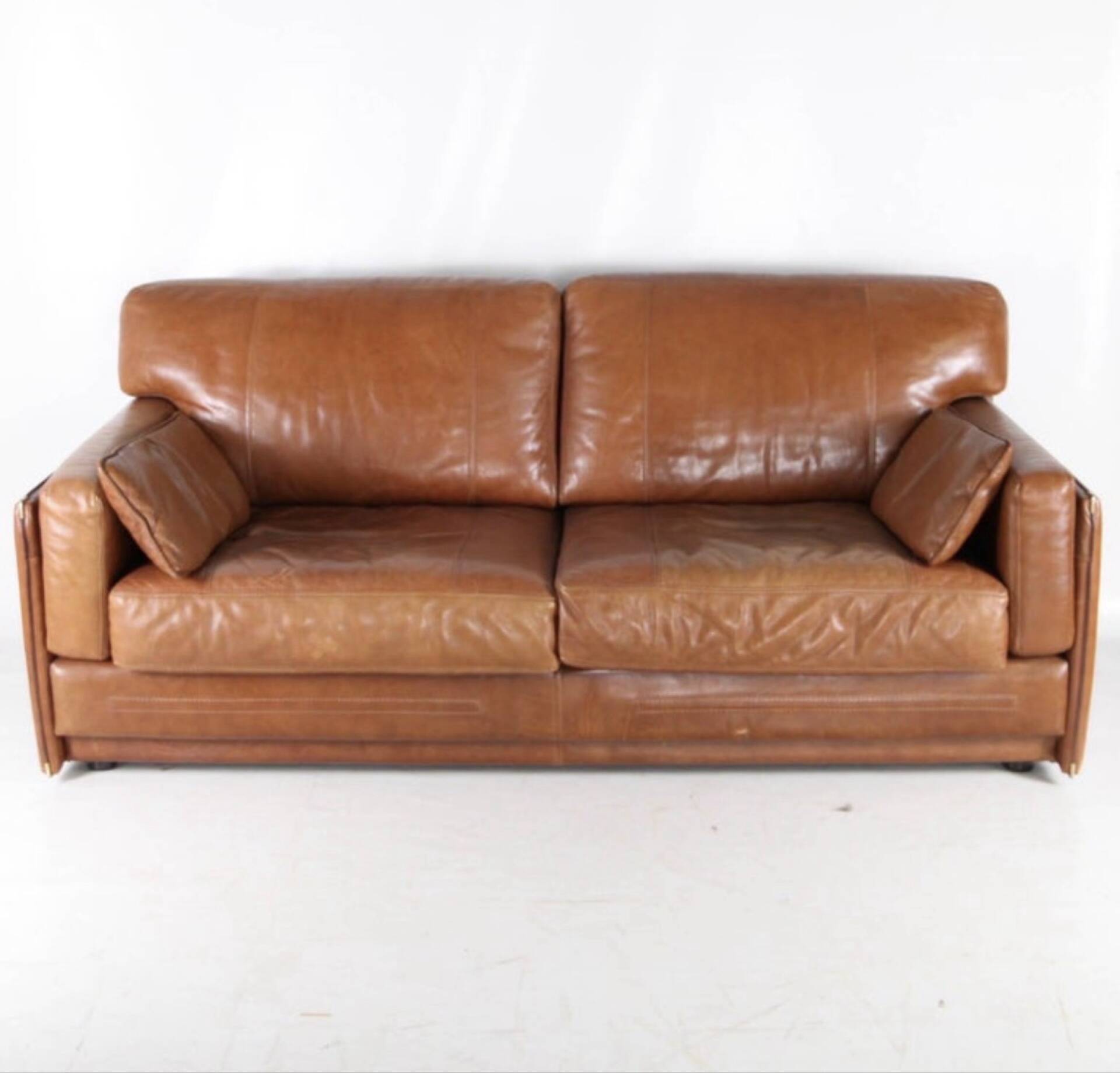 Canapé cuir 3 Roche Bobois