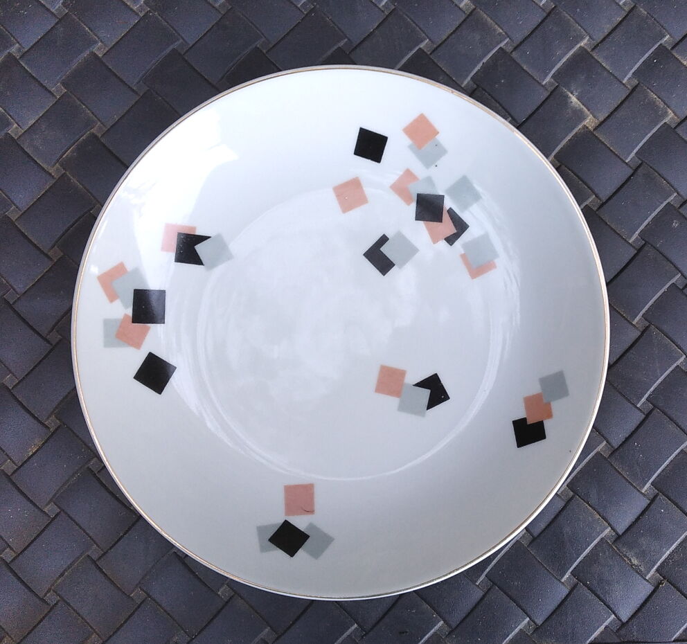 10 hollow plates Bernardaud caroline