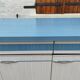 Kitchen cabinet in blue formica 4 doors 4 drawers