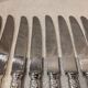12 silver-plated table knives, Ercuis silversmith, Louis XV style, 29