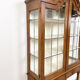 Vitrine en chêne antique hollandais