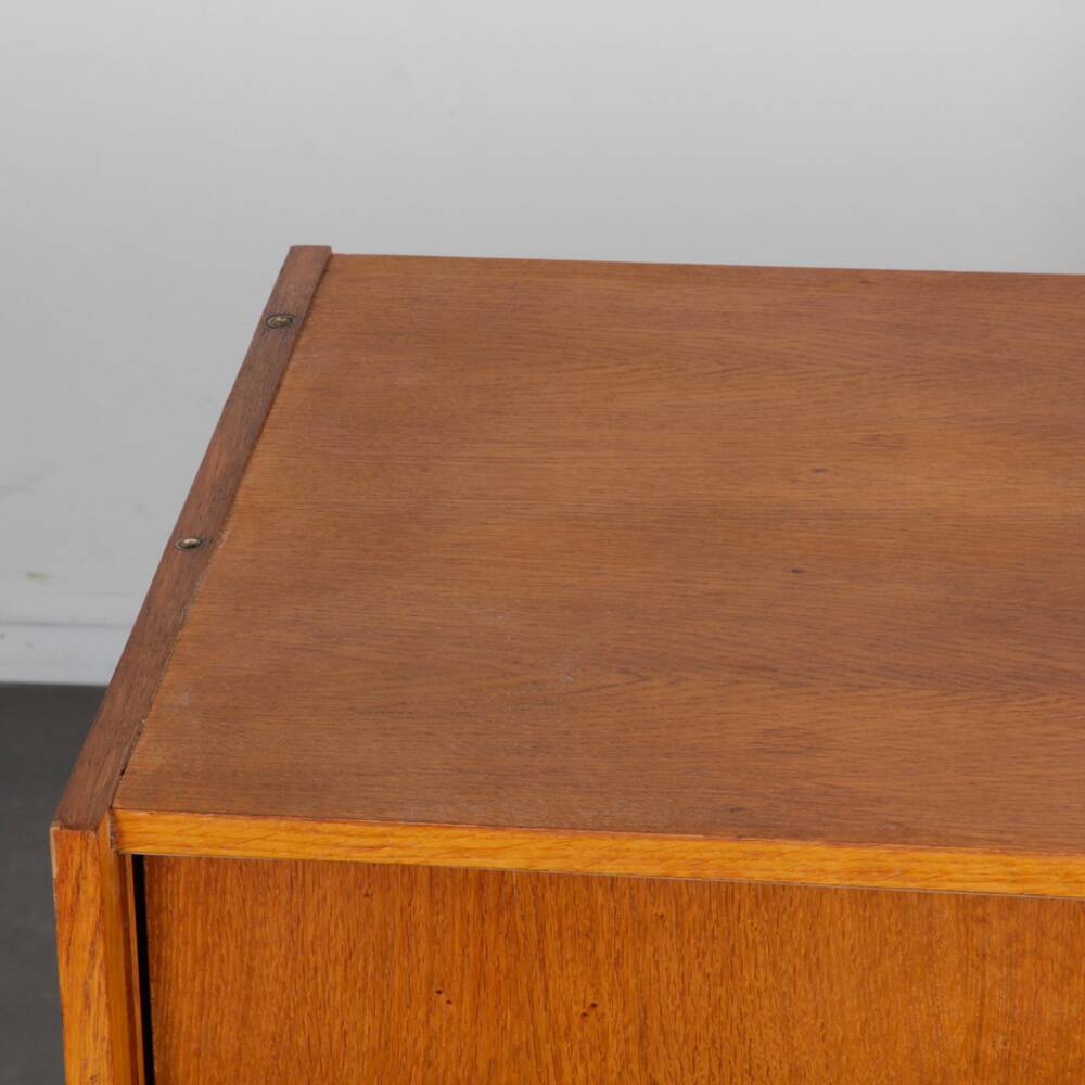 Oak chest of drawers, model U-452, by Jiroutek for Interier Praha, 1960