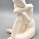 Ceramic Woman Figure, Jihokera Bechyně, 1960s Czechoslovakia