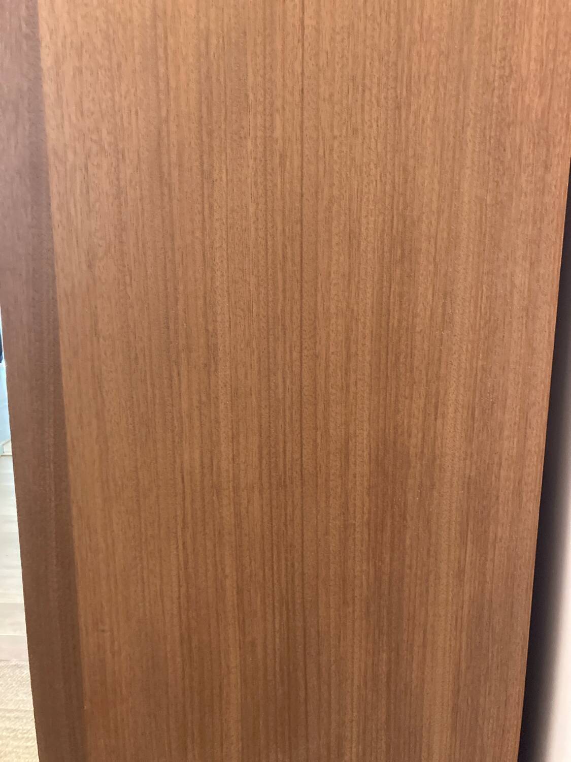 Parisian wardrobe in raw wood