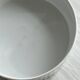 Pillivuyt white hollow dish, white porcelain dish, pie dish.