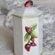 Vintage earthenware and slip storage jars – Strawberry and olive patterns