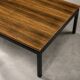 Vintage Low Mid-Century Modern Teak Coffee Table, Denmark, 1970s