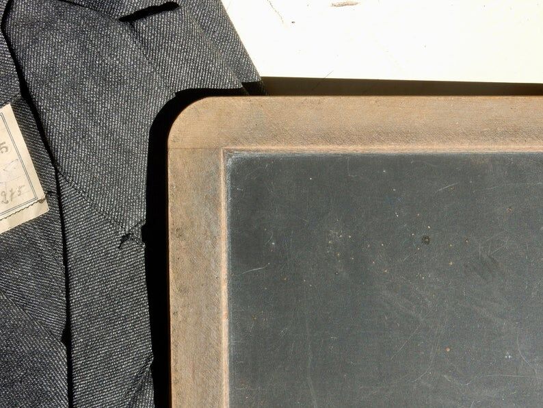 School slate small french chalk table Blackboard for children