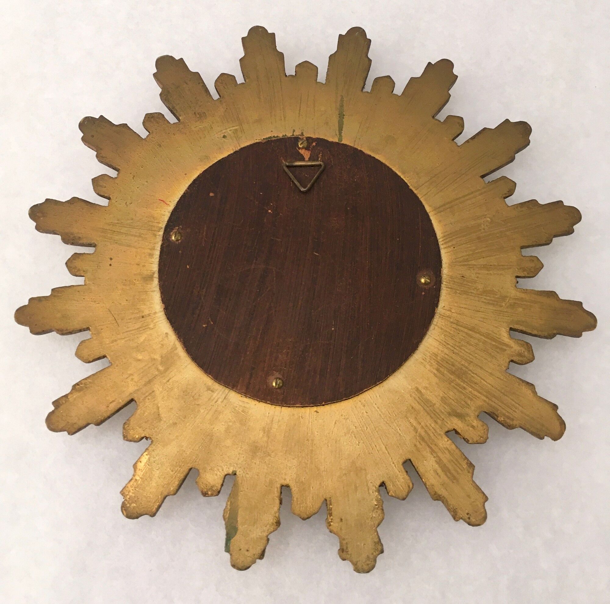 Vintage sun mirror 60s, 26 cm