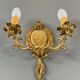Pair of Louis XV Style Mirror Wall Sconces, 20th Century