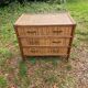 Commode vintage osier tressé rotin bambou design 50-60-70