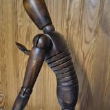 Antique wooden articulated artist's mannequin