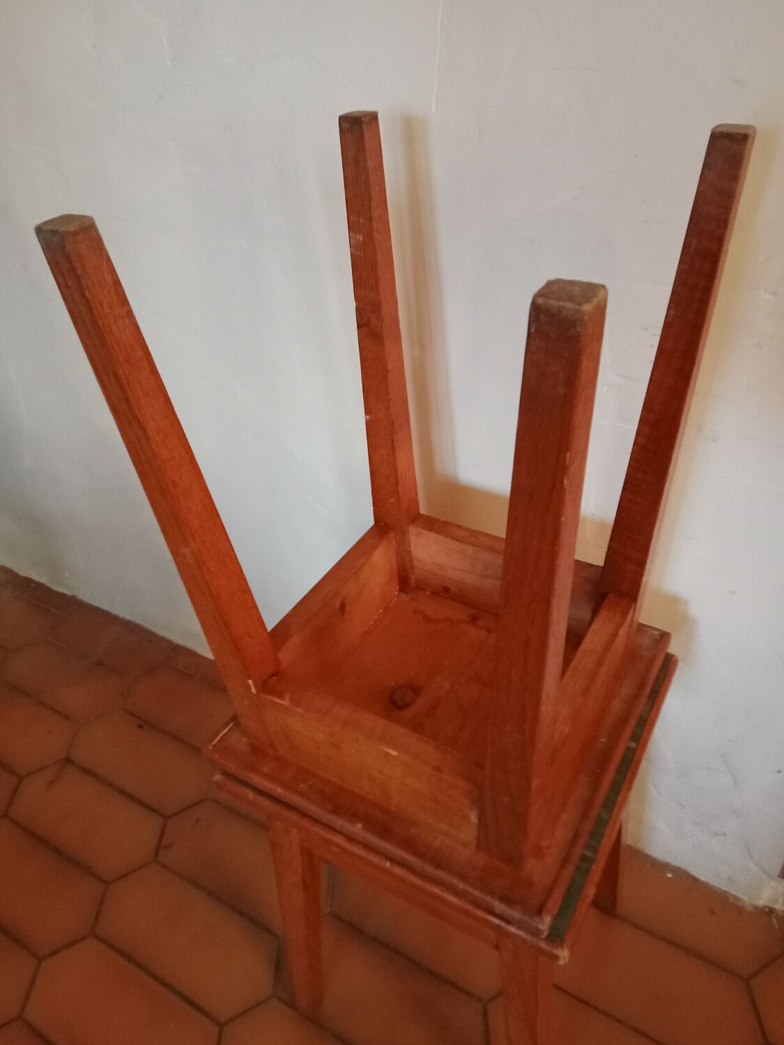 Paire de tabourets vintage