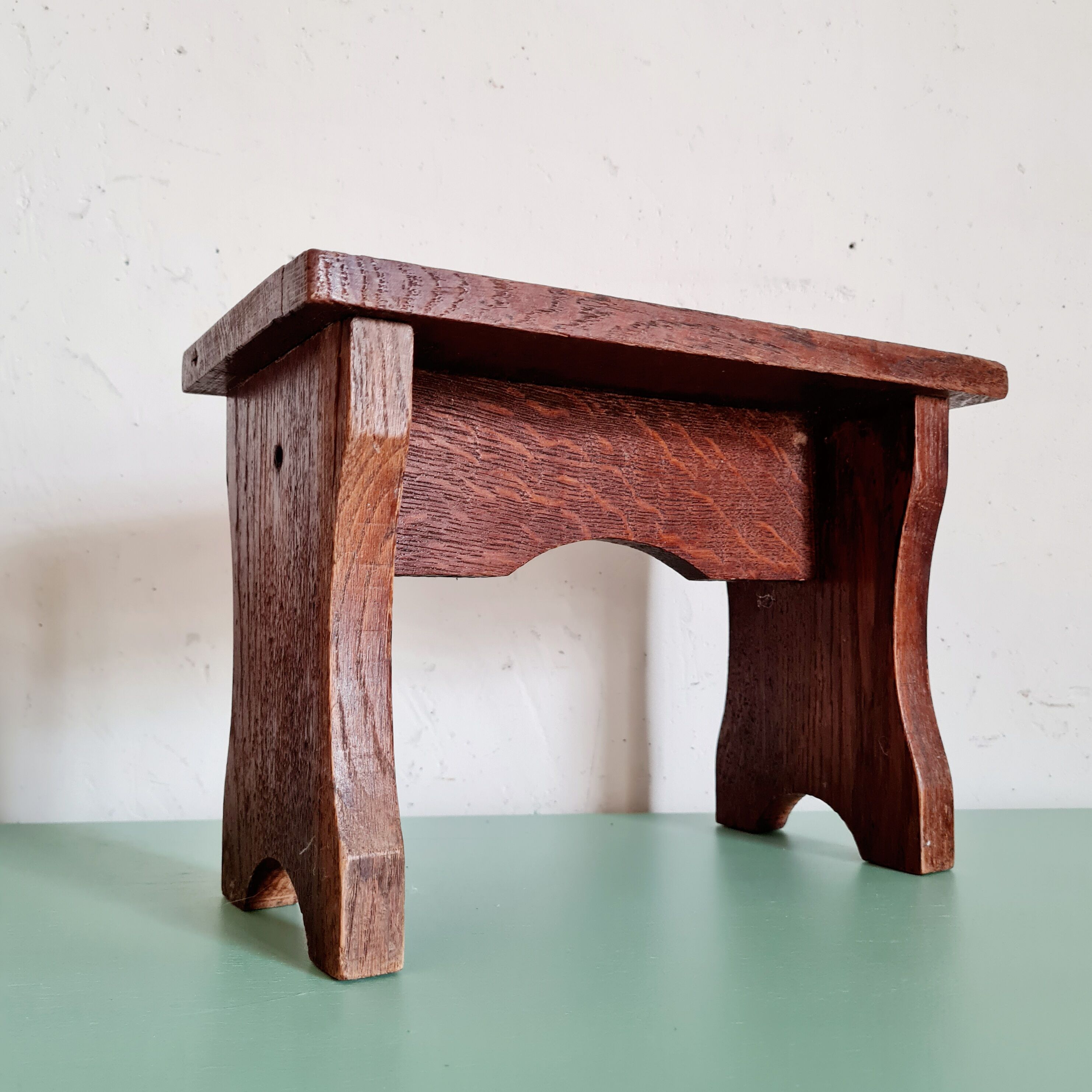 Wooden farm bench