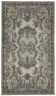 Overdyed Wool Vintage Handmade Carved Rug 168 cm x 287 cm